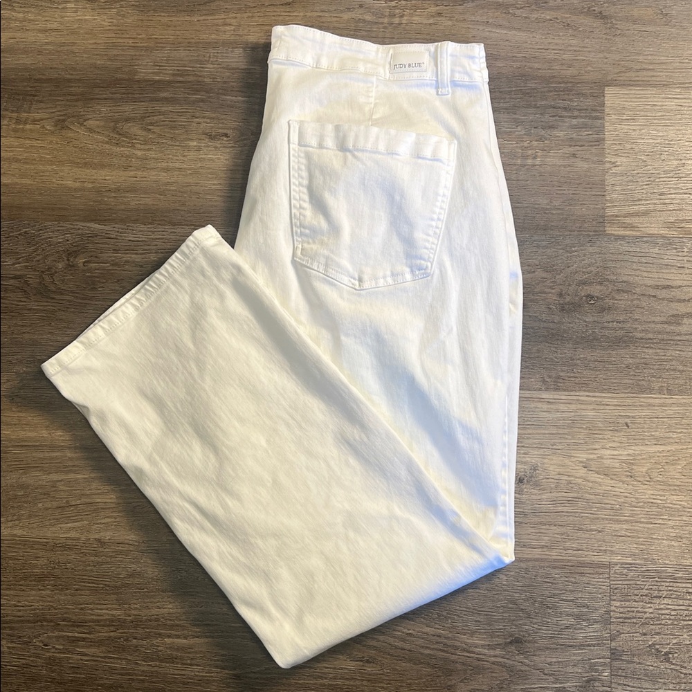 Judy Blue Women's White Boot Cut Jeans Size 22W